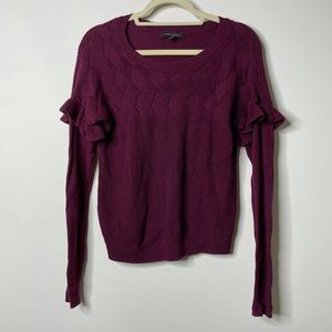 Banana Republic Burgundy LS Sweater XS